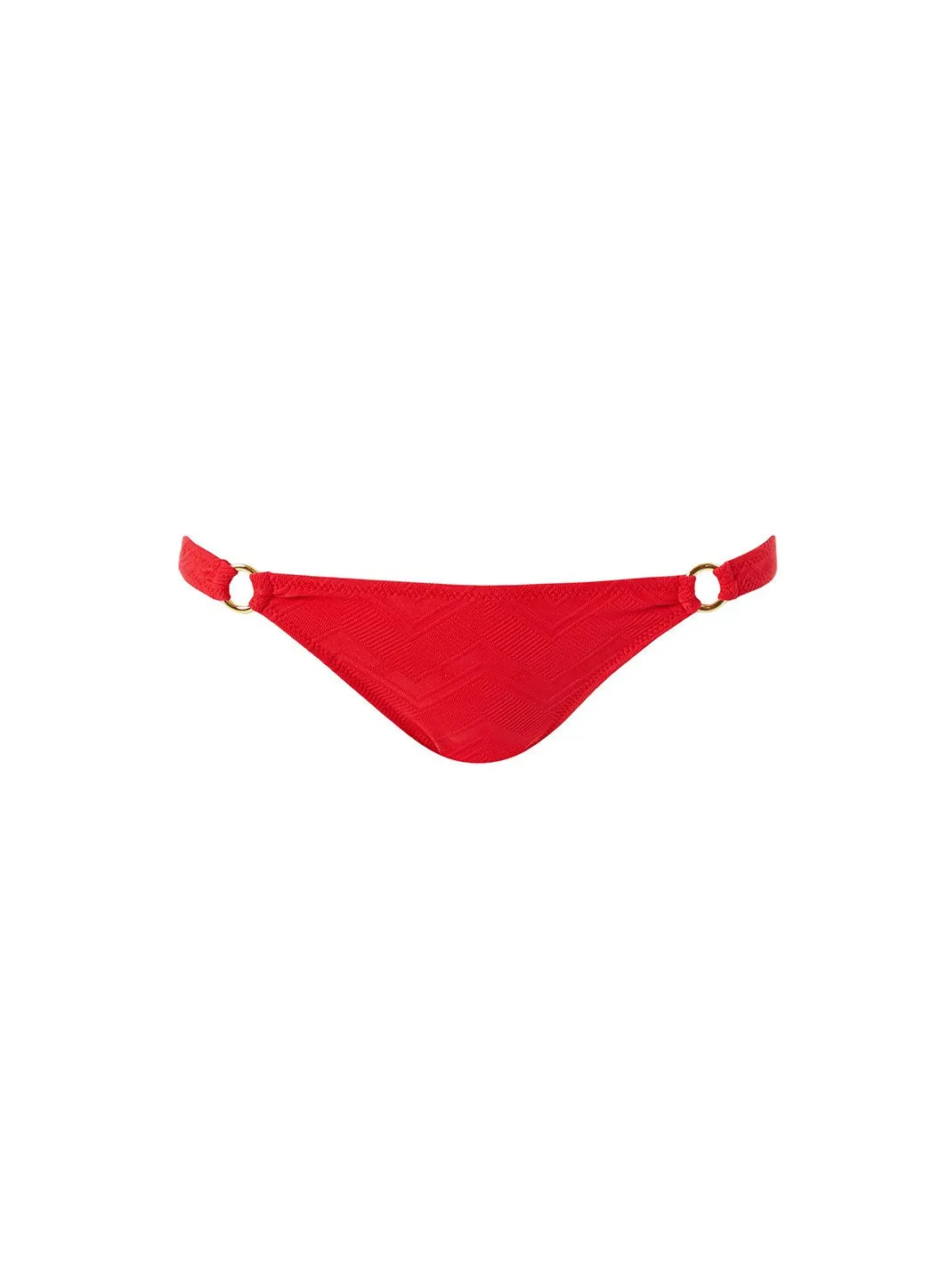 Montenegro Red Zigzag Bikini Bottom sold by Melissa Odabash