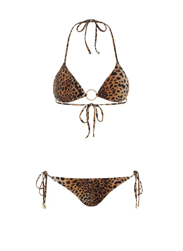 Miami Cheetah Print Bikini made by Melissa Odabash