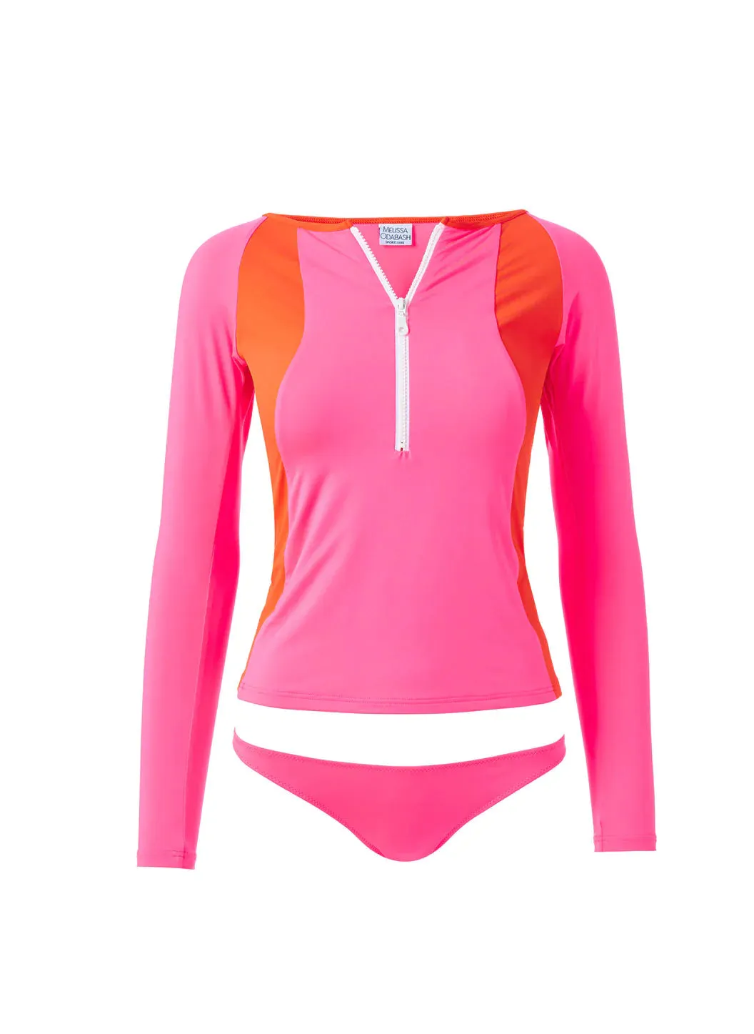 Bondi Pink/Orange/White Bikini Bottom sold by Melissa Odabash product image thumbnail 2