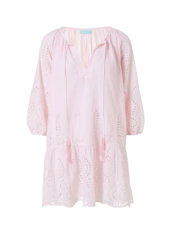 Ashley Blush Short Kaftan made by Melissa Odabash