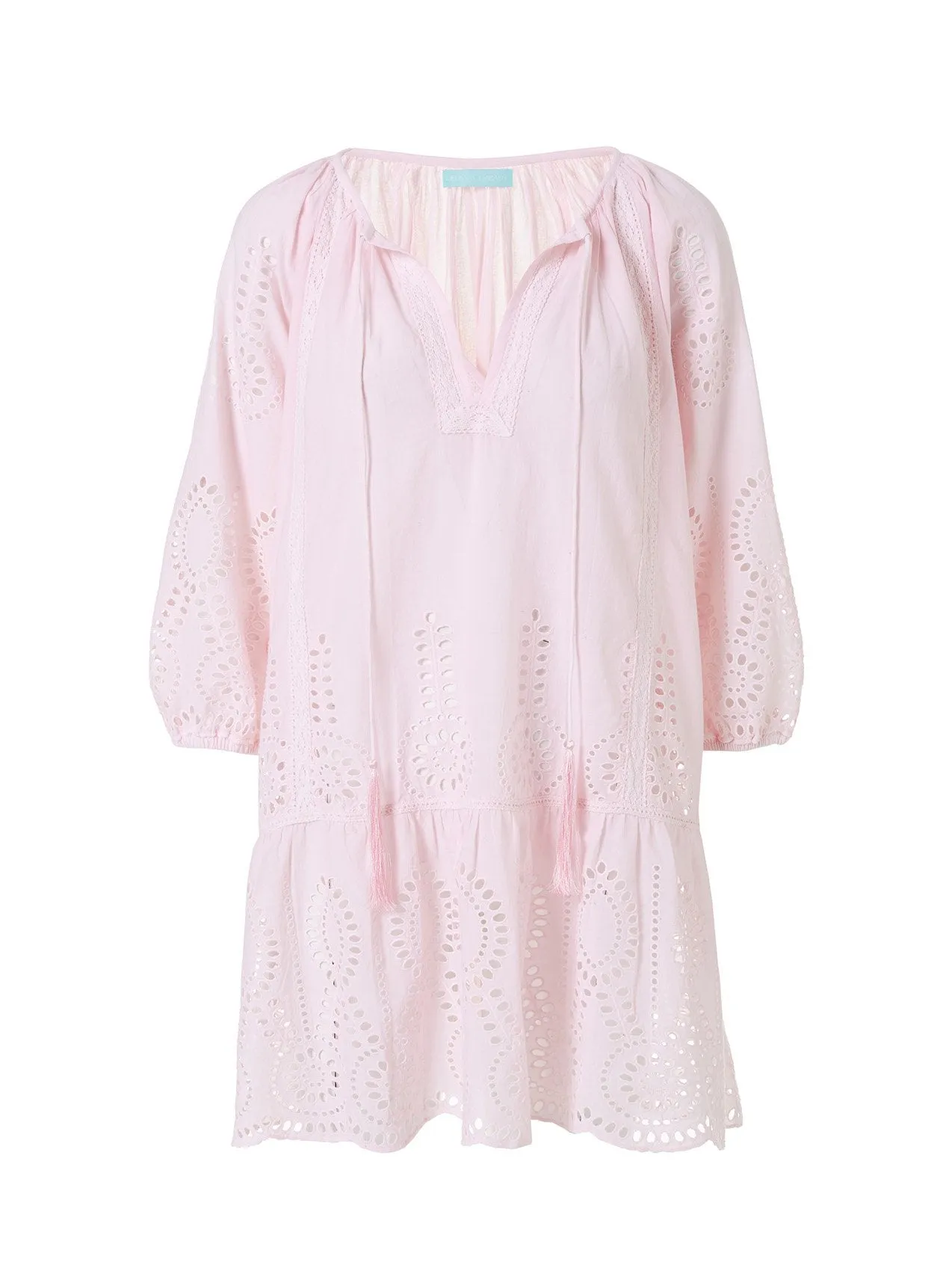 Ashley Blush Short Kaftan sold by Melissa Odabash