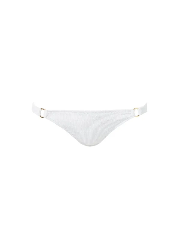 Bari Cream Ridges Bikini Bottom sold by Melissa Odabash