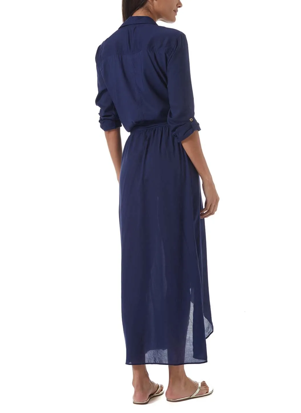 Devlin Navy Skirt sold by Melissa Odabash product image thumbnail 4