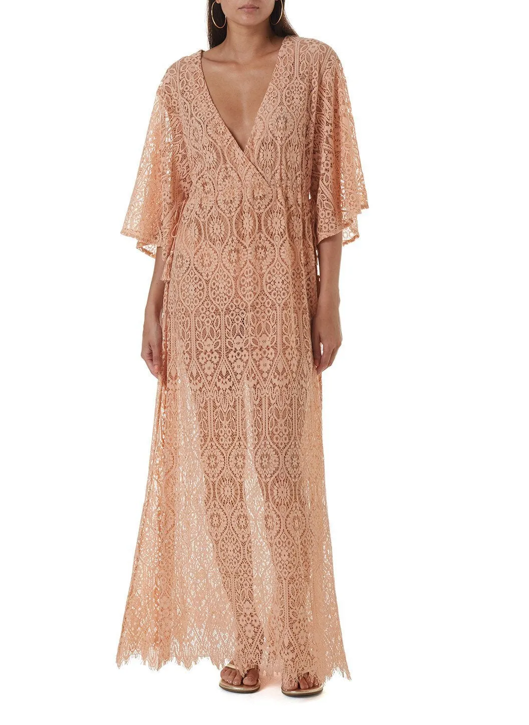 Mel Tan Long Kaftan sold by Melissa Odabash product image thumbnail 3
