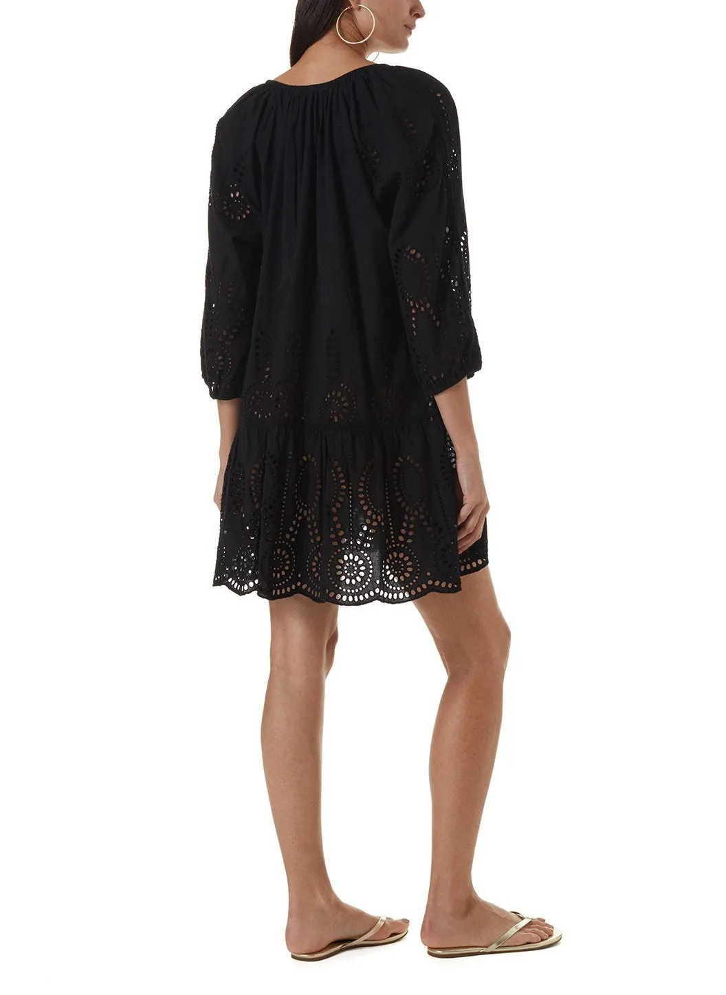 Ashley Black Short Kaftan sold by Melissa Odabash product image thumbnail 4