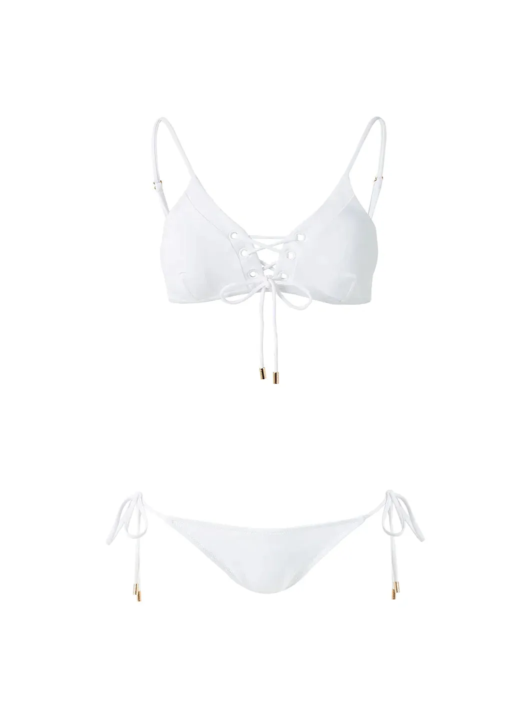 Marrakech White Bikini sold by Melissa Odabash