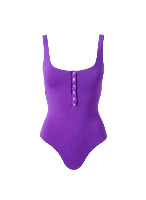 Taormina Violet Swimsuit made by Melissa Odabash