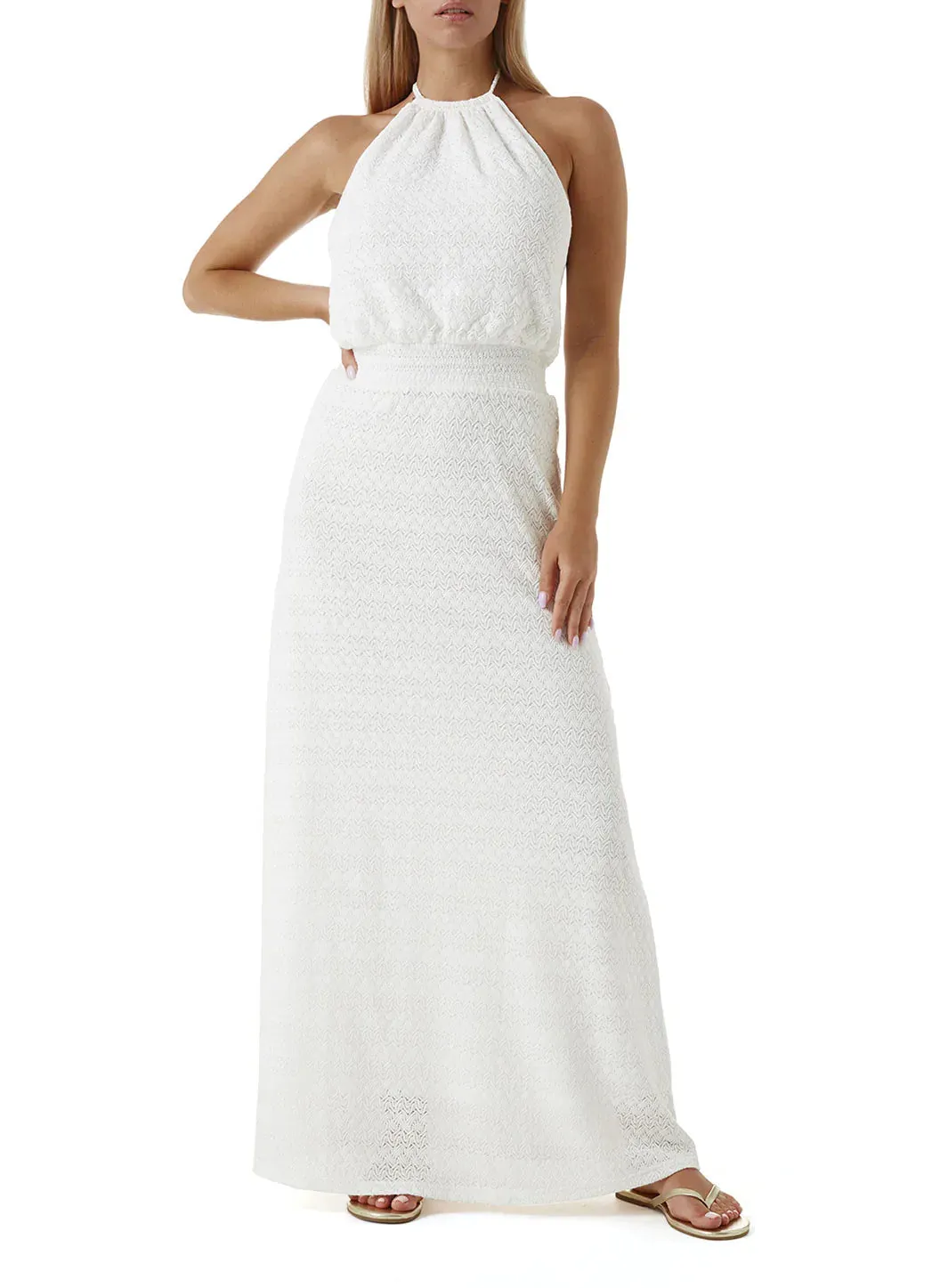 Maeva White Dress sold by Melissa Odabash product image thumbnail 5