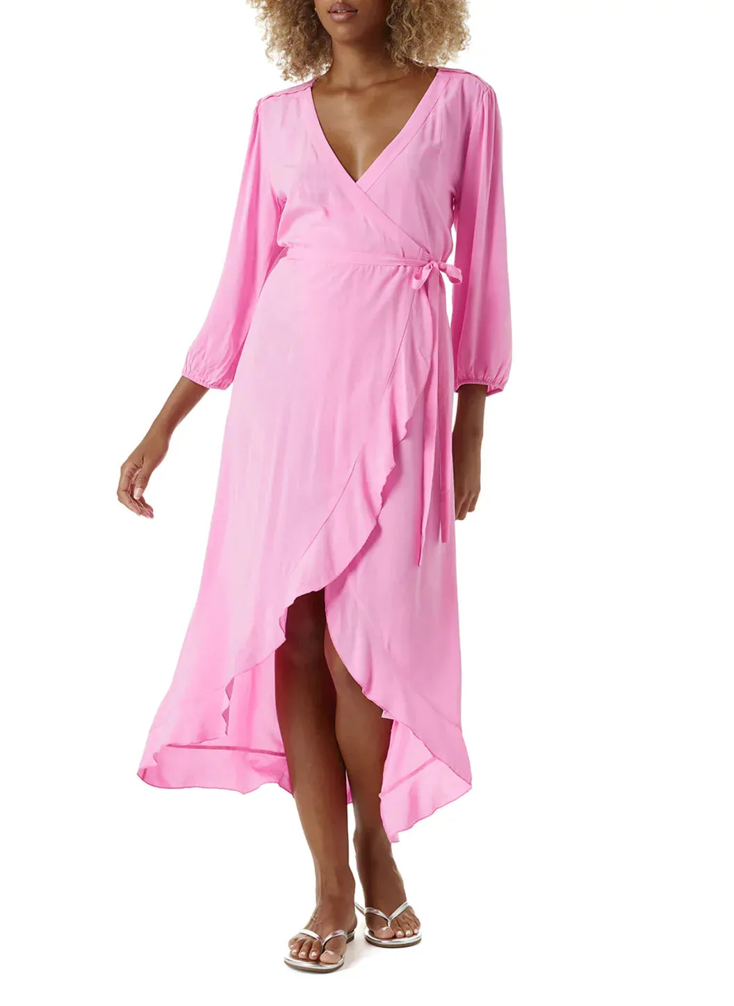 Taylor Pink Dress sold by Melissa Odabash product image thumbnail 5