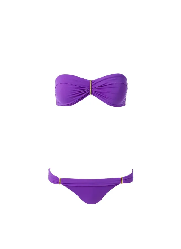 Positano Violet Bikini sold by Melissa Odabash