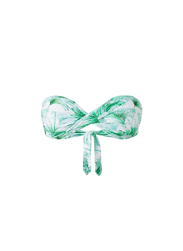 Martinique Palm Bikini Top made by Melissa Odabash
