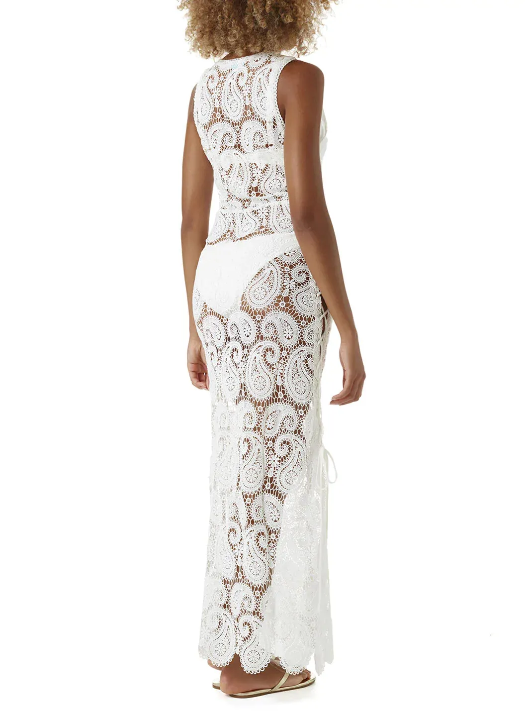 Jamie White Dress sold by Melissa Odabash product image thumbnail 4