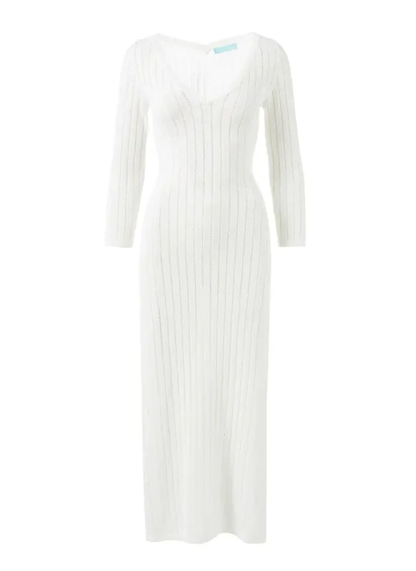 Jade White Dress made by Melissa Odabash