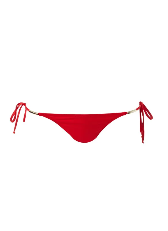 Cabo Red Bikini Bottom made by Melissa Odabash