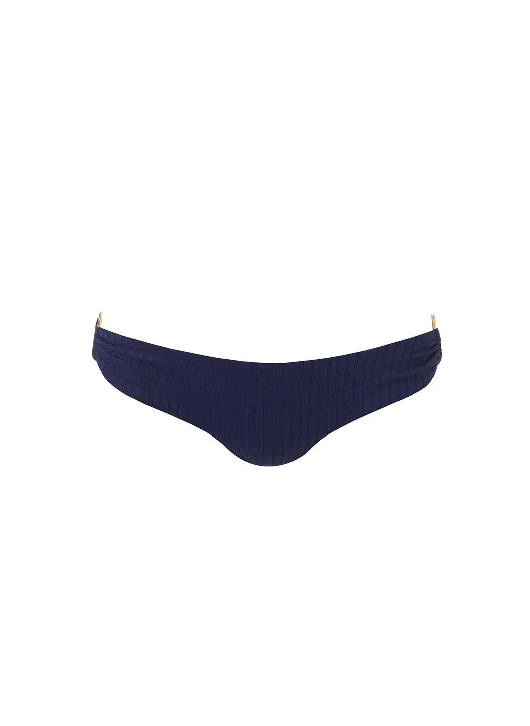 Evita Navy Ribbed Bikini Bottom sold by Melissa Odabash
