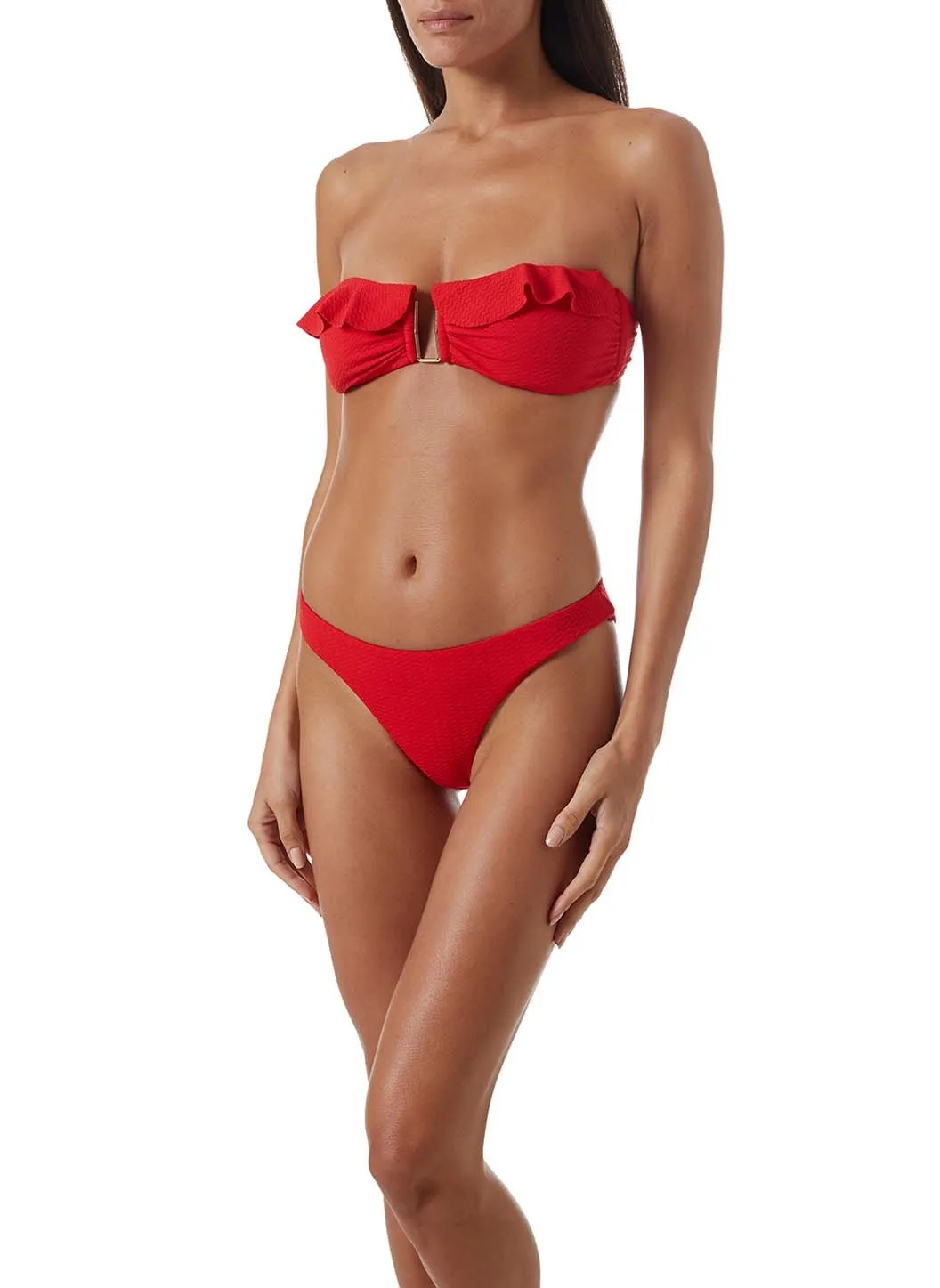 Maine Red Mazy Bikini Bottom sold by Melissa Odabash product image thumbnail 4