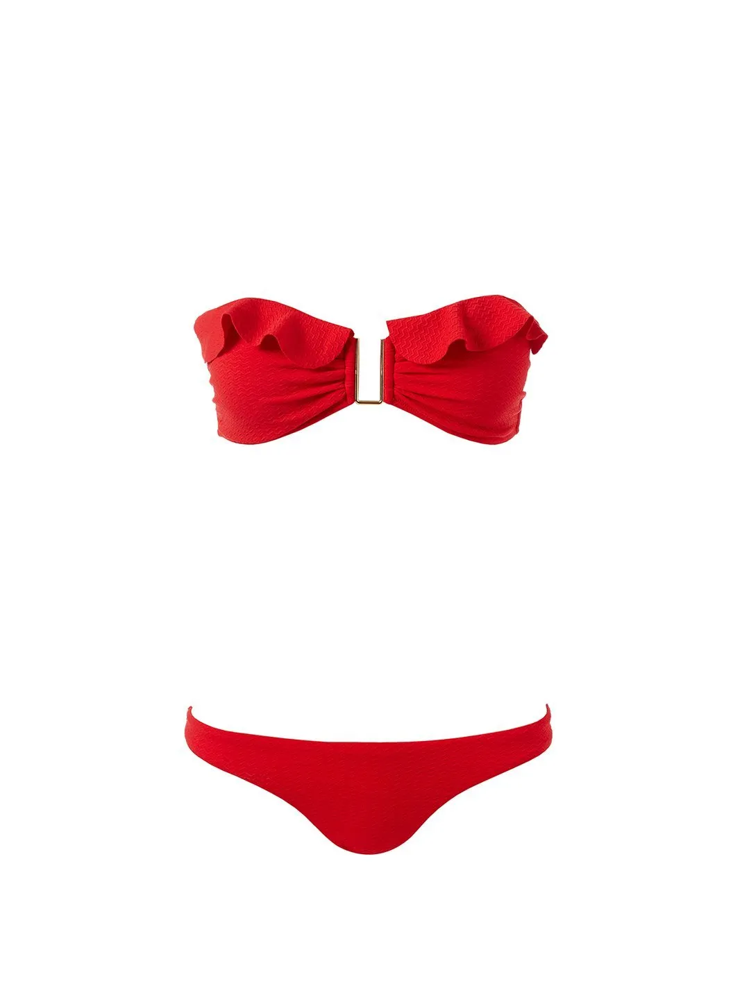 Maine Red Mazy Bikini Bottom sold by Melissa Odabash product image thumbnail 2
