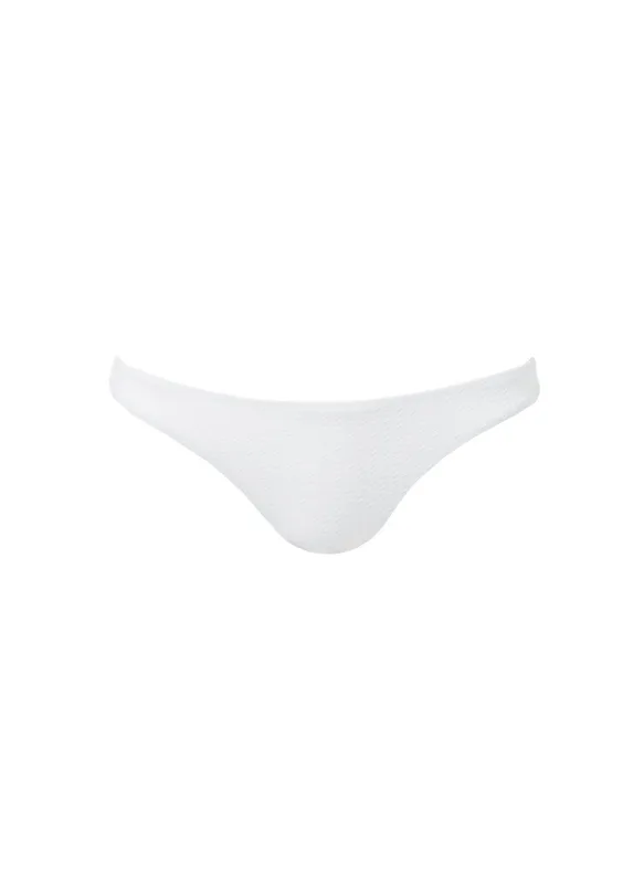 Maine White Mazy Bikini Bottom made by Melissa Odabash