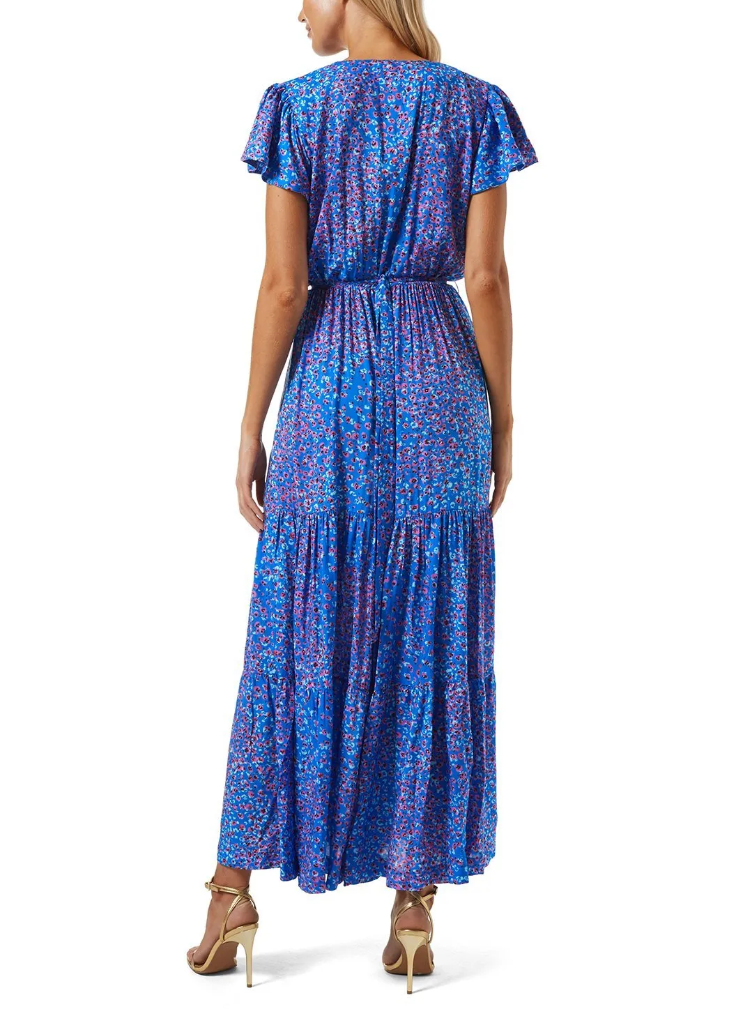 Blue jay Petal Dress sold by Melissa Odabash product image thumbnail 4