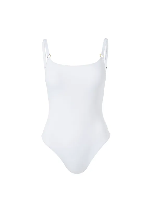 Tosca White Swimsuit made by Melissa Odabash