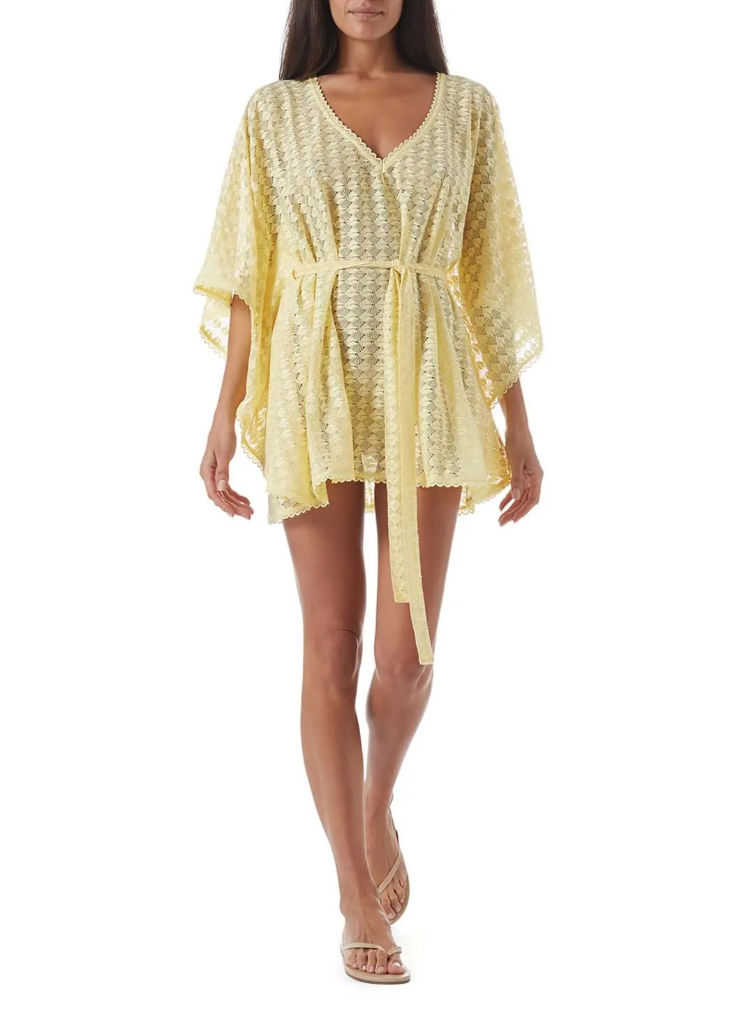 Petra Yellow Kaftan sold by Melissa Odabash product image thumbnail 3