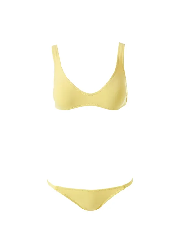 Monaco Yellow Bikini made by Melissa Odabash