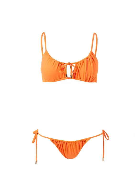 Egypt Orange Bikini made by Melissa Odabash