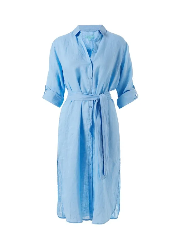 Dania Blue Dress made by Melissa Odabash