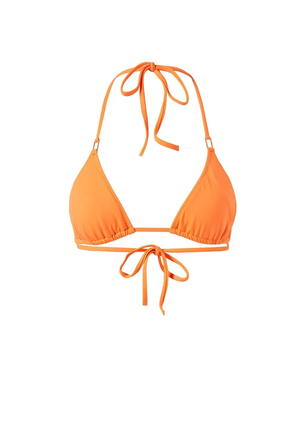 Cancun Orange Bikini Top sold by Melissa Odabash