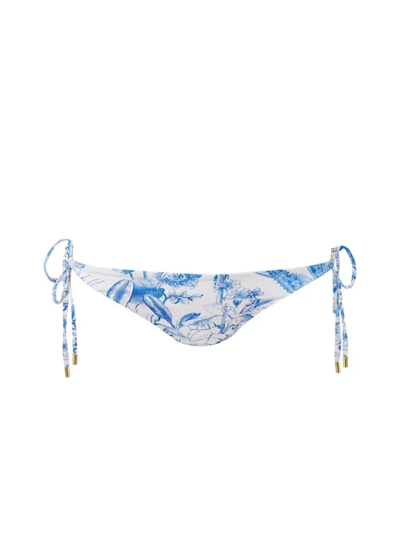 Cancun Blue Tropical Bikini Bottom made by Melissa Odabash