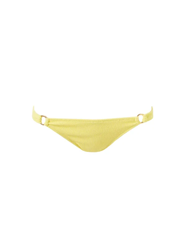 Bari Yellow Ridges Bikini Bottom sold by Melissa Odabash
