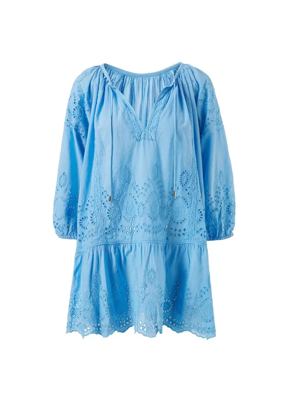 Ashley Blue Kaftan made by Melissa Odabash