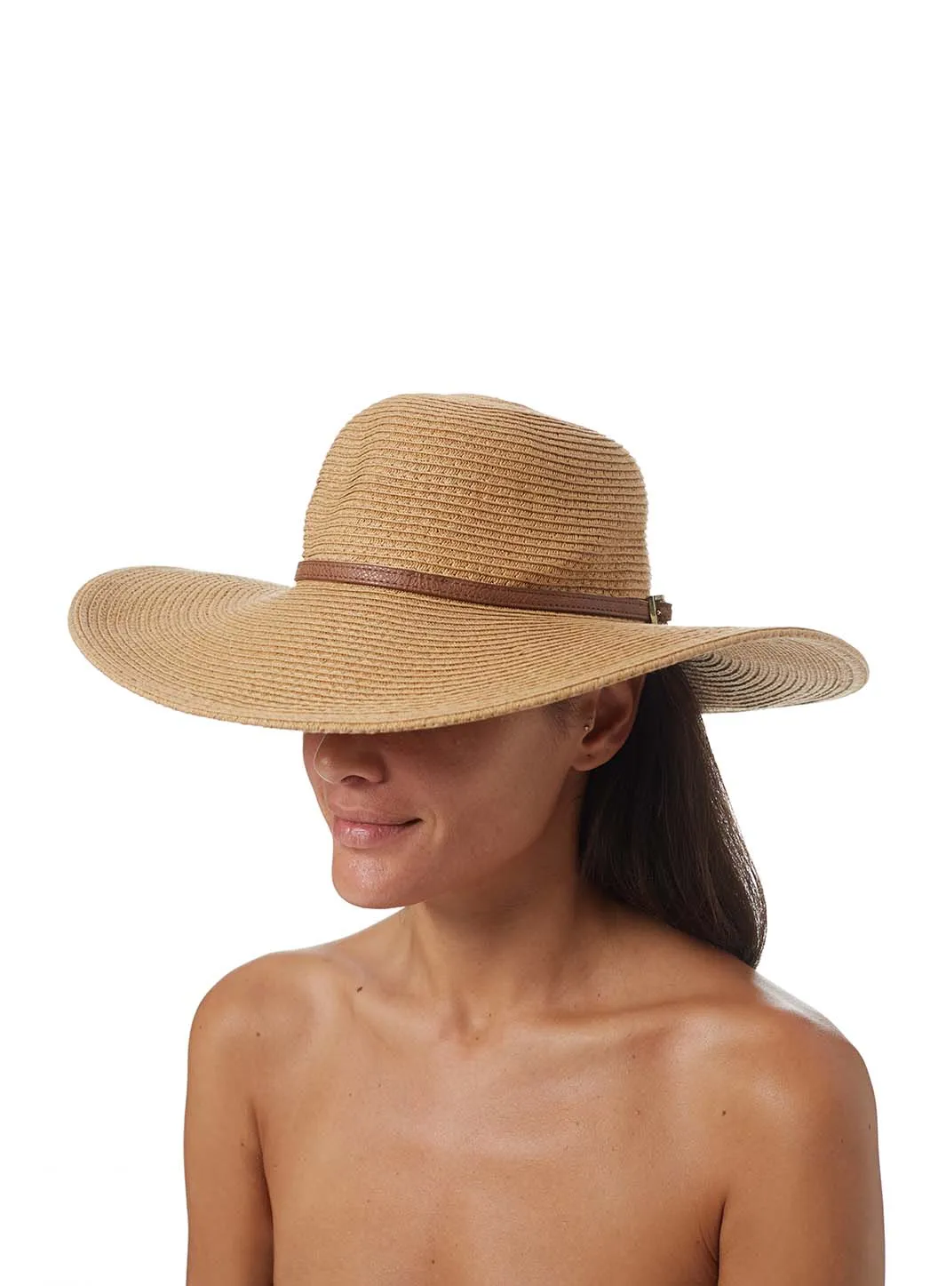 Jemima Beige Hat sold by Melissa Odabash product image thumbnail 2
