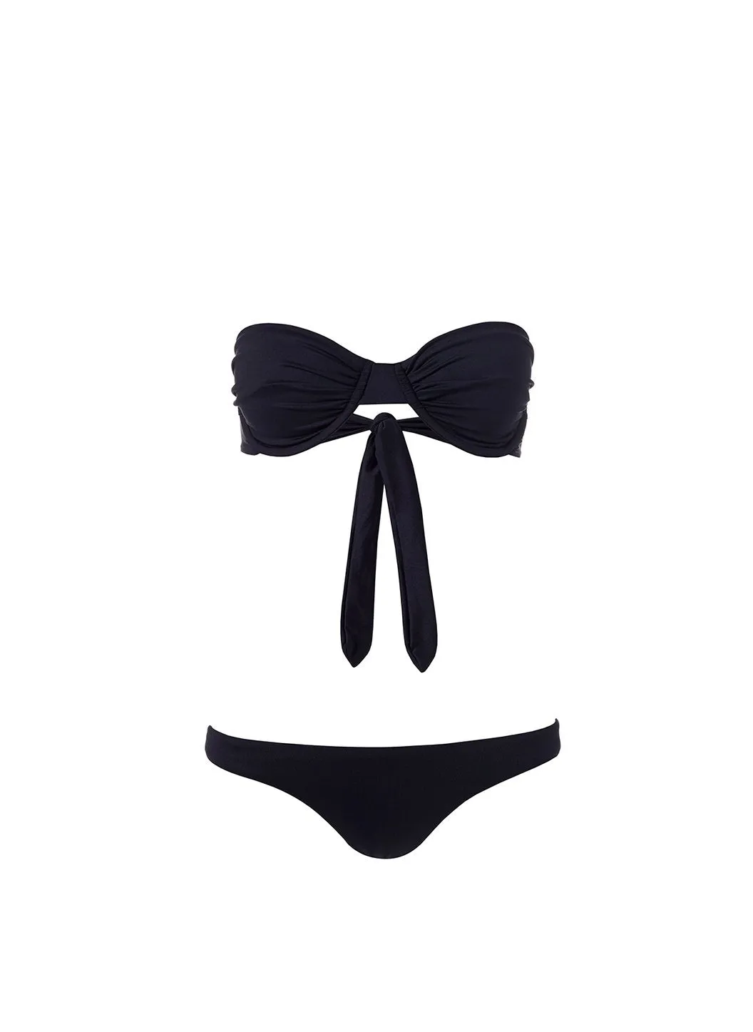 Barbados Black Bikini Bottom sold by Melissa Odabash product image thumbnail 2