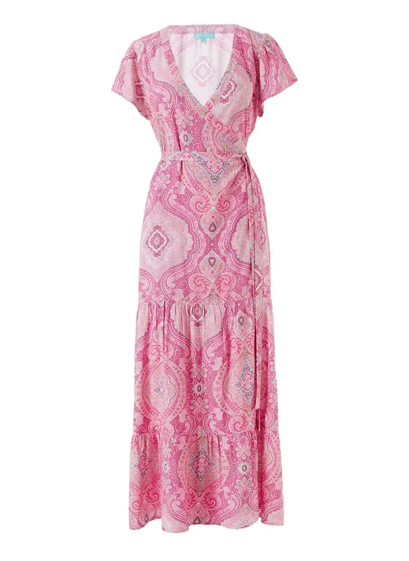 Barrie Blush Paisley Dress made by Melissa Odabash