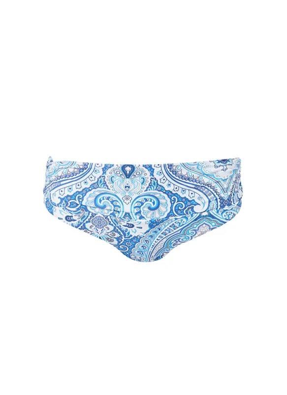 Bel Air Blue Paisley Bikini Bottom sold by Melissa Odabash
