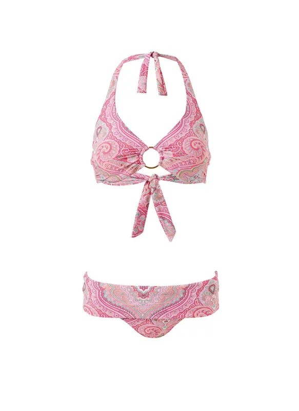 Brussels Blush Paisley Bikini made by Melissa Odabash