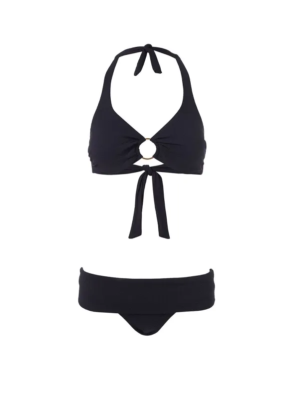 Brussels Black Mazy Bikini made by Melissa Odabash