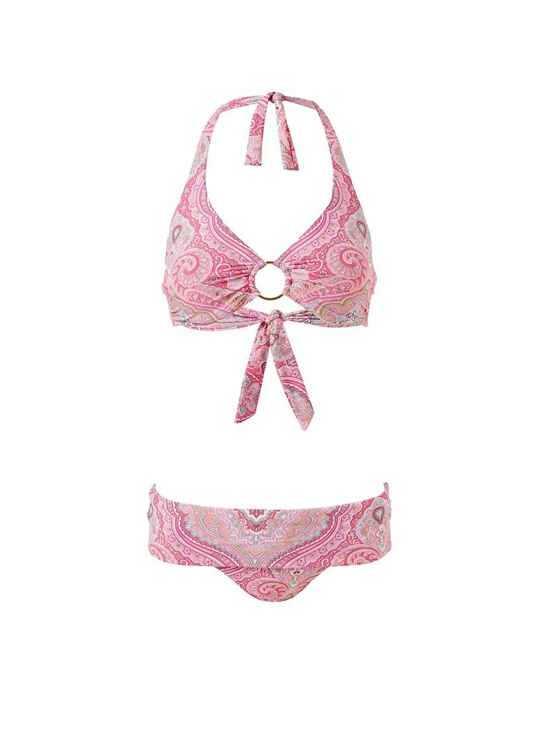 Brussels Blush Paisley Bikini Top sold by Melissa Odabash product image thumbnail 2