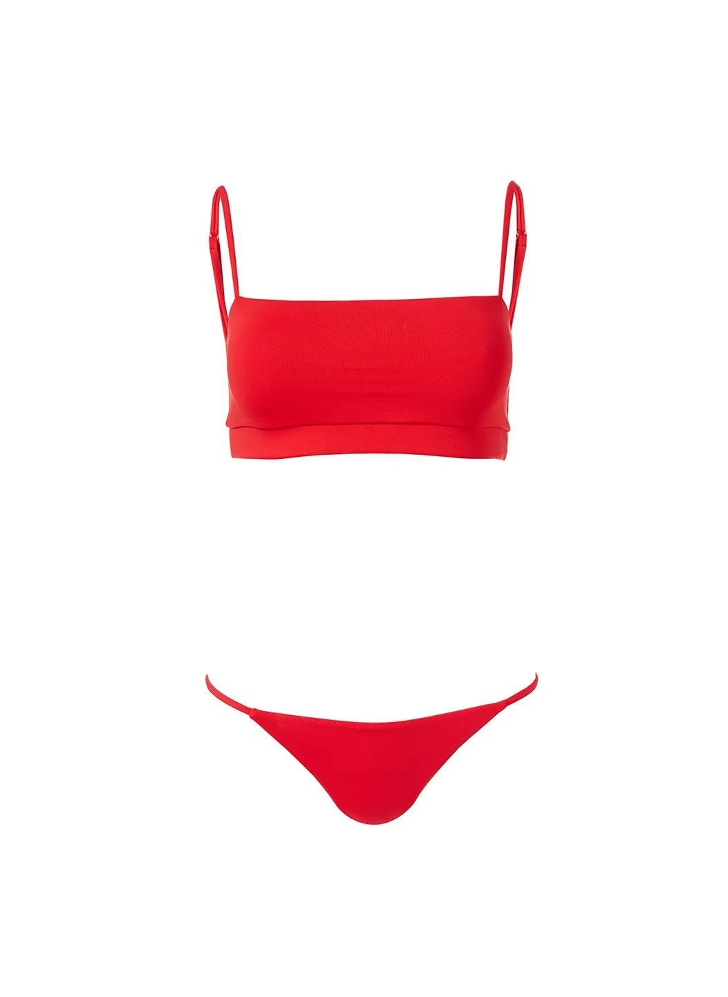 Elba Red Bikini Bottom sold by Melissa Odabash product image thumbnail 2