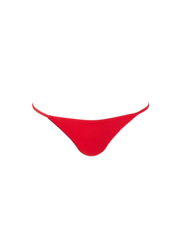 Elba Red Bikini Bottom made by Melissa Odabash