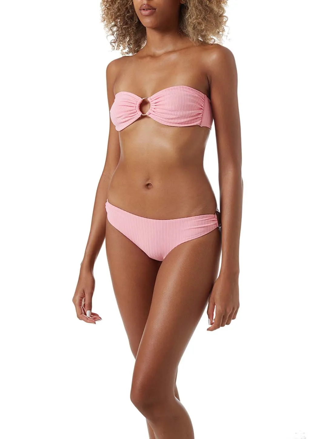 Evita Blush Ribbed Bikini Bottom sold by Melissa Odabash product image thumbnail 4