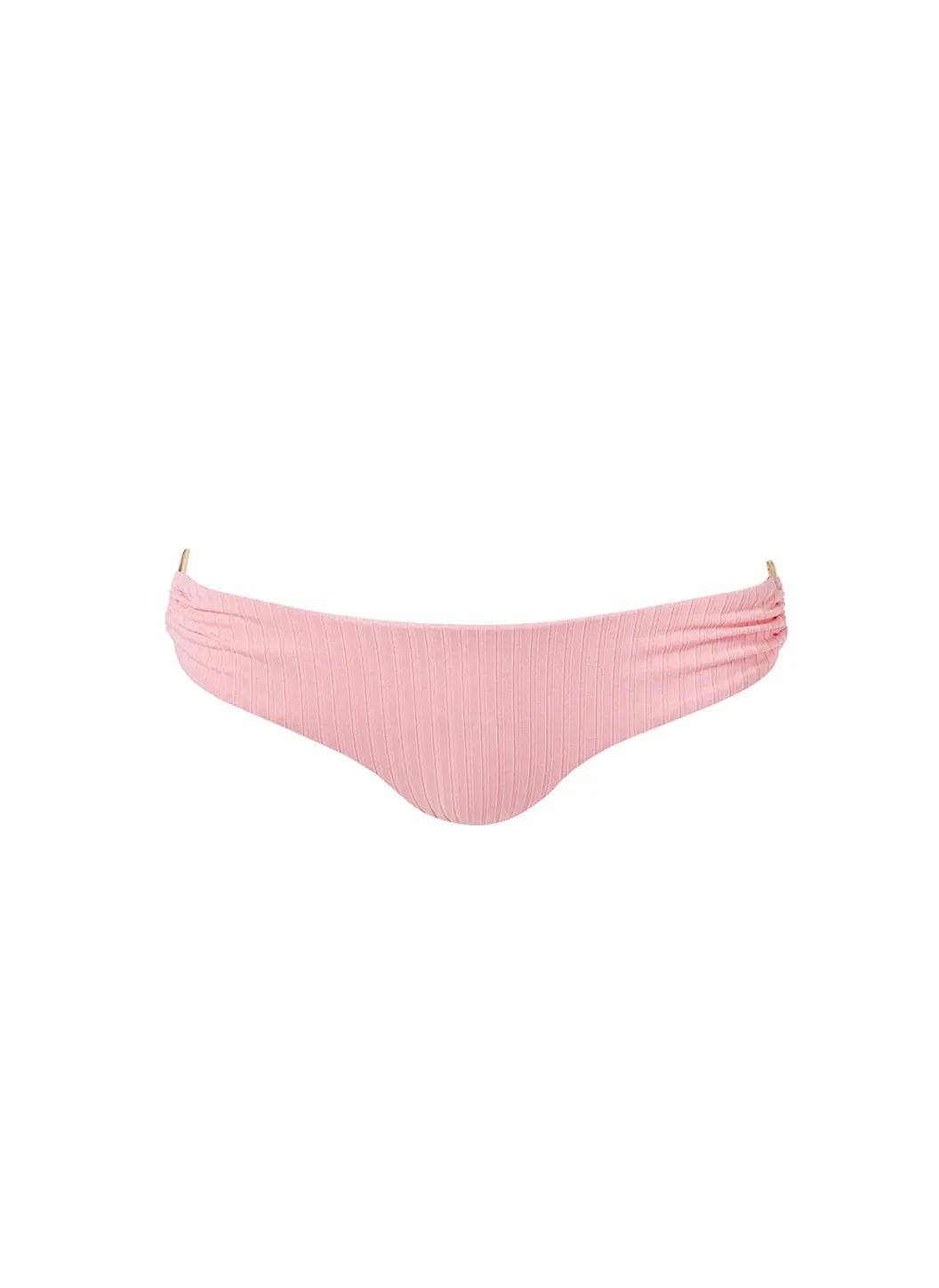 Evita Blush Ribbed Bikini Bottom sold by Melissa Odabash
