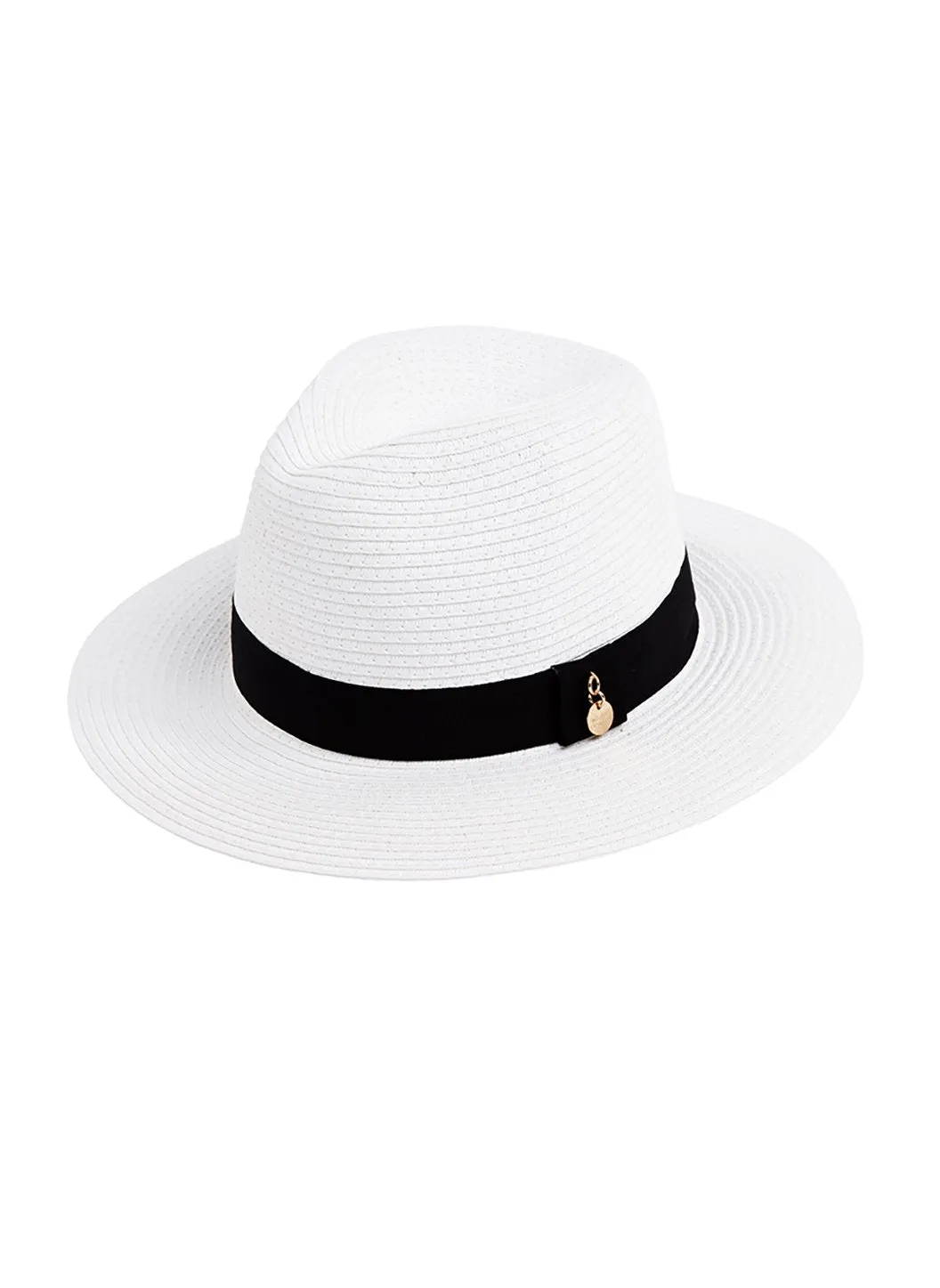 Fedora White/Black sold by Melissa Odabash