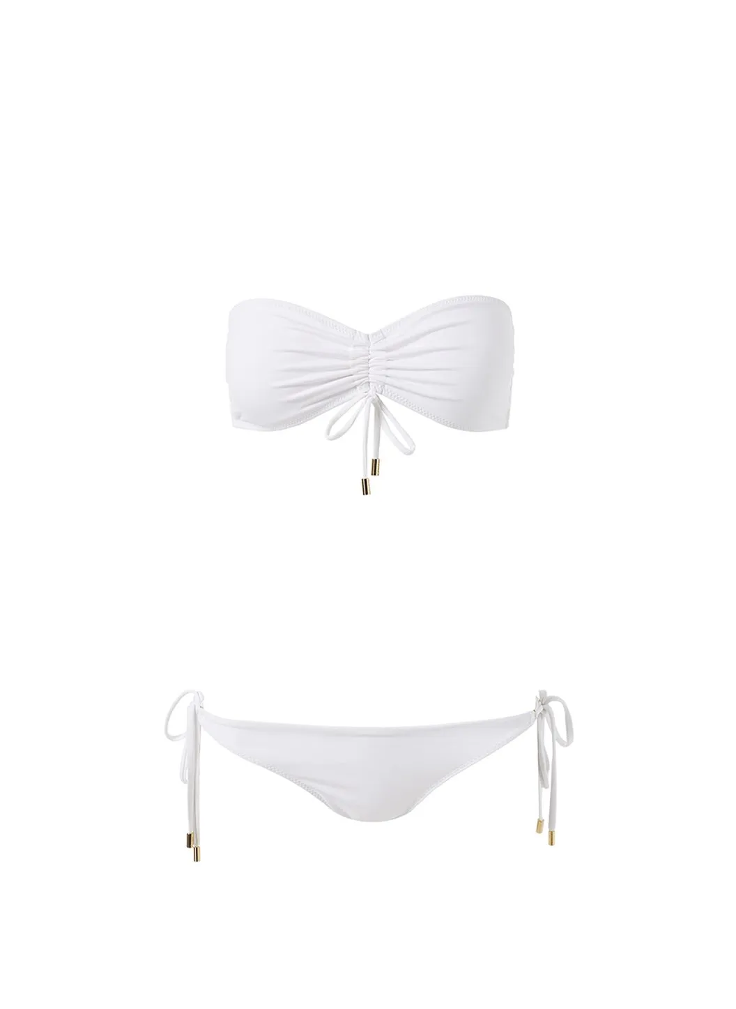 Florence White Bikini Top sold by Melissa Odabash product image thumbnail 2