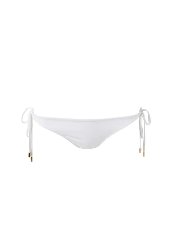 Florence White Bikini Bottom made by Melissa Odabash