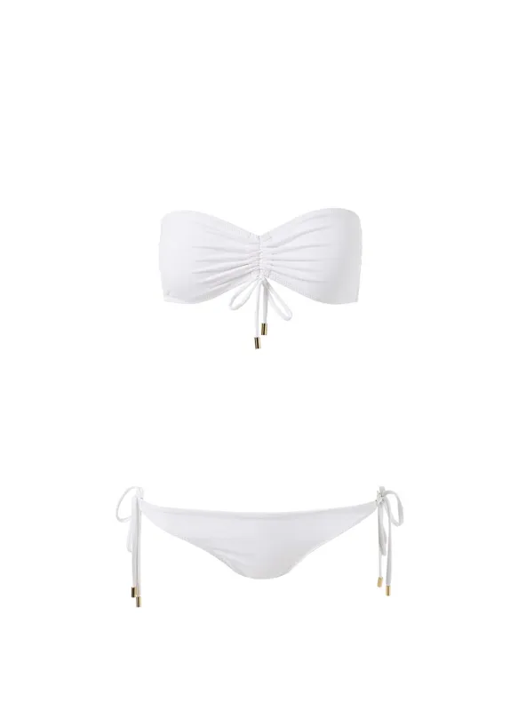 Florence White Bikini made by Melissa Odabash