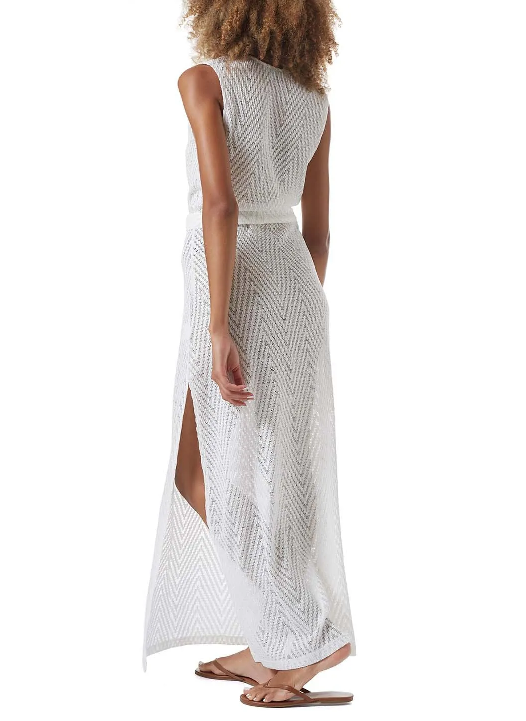 Jenny White Dress sold by Melissa Odabash product image thumbnail 4