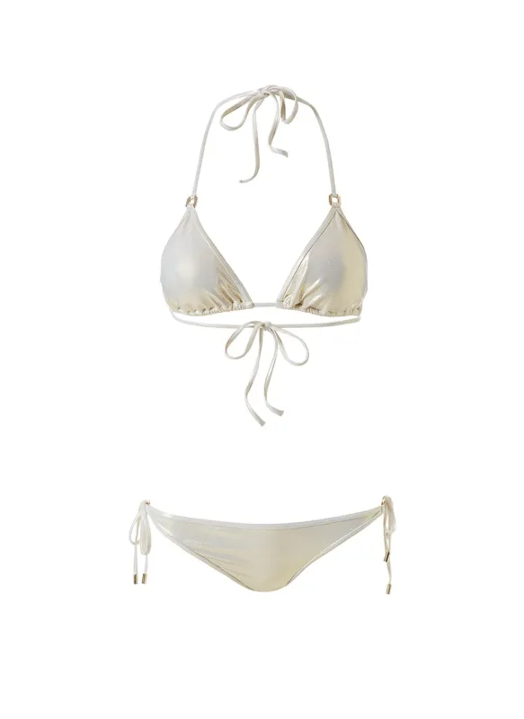 Malta Gold Bikini made by Melissa Odabash