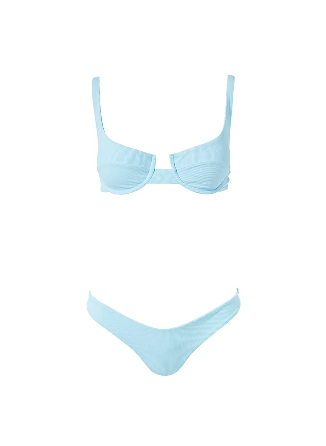 Montreal Sky Rib Bikini Top sold by Melissa Odabash product image thumbnail 2